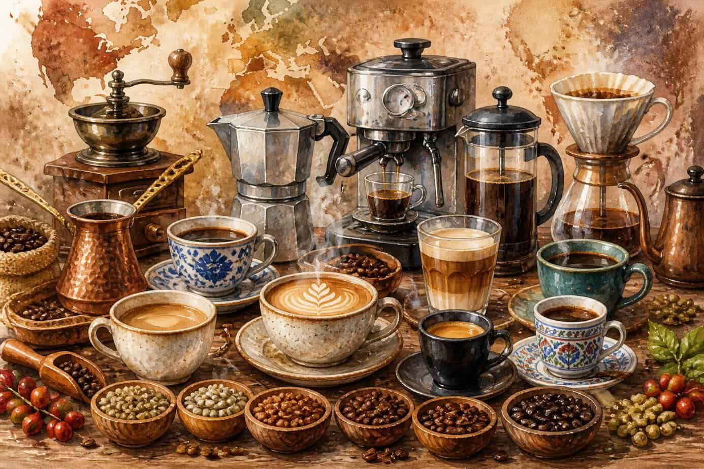 أفضل أنواع البن: دليل شامل لحبوب القهوة وأصنافها ومناطق زراعتها 9 حبوب البن في مراحل تحميص مختلفة