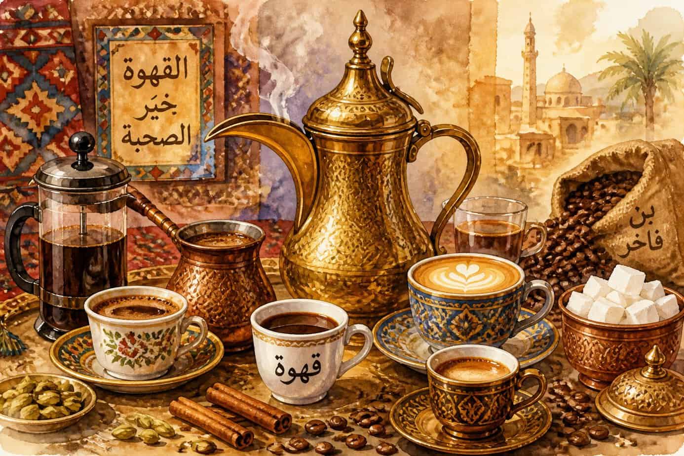أغلى قهوة في العالم: أندر الأنواع وأسباب ارتفاع أسعارها 8 أدوات تحضير القهوة وأكواب متنوعة على طاولة