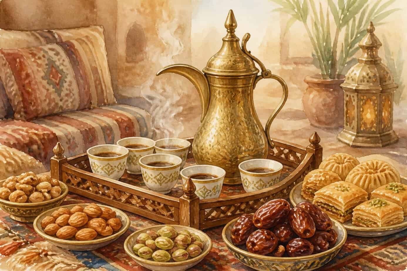 اختلاف القهوة السعودية بين المناطق